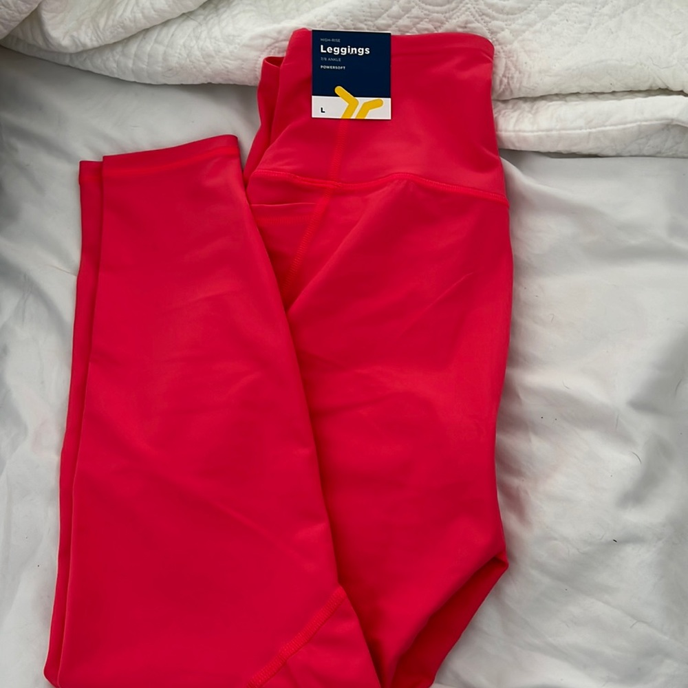 Pink 7/8 leggings